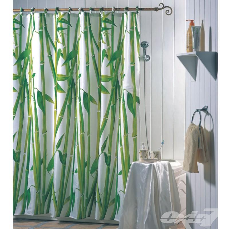 Bamboo shower curtain polyester bamboo - bossgoo.com.